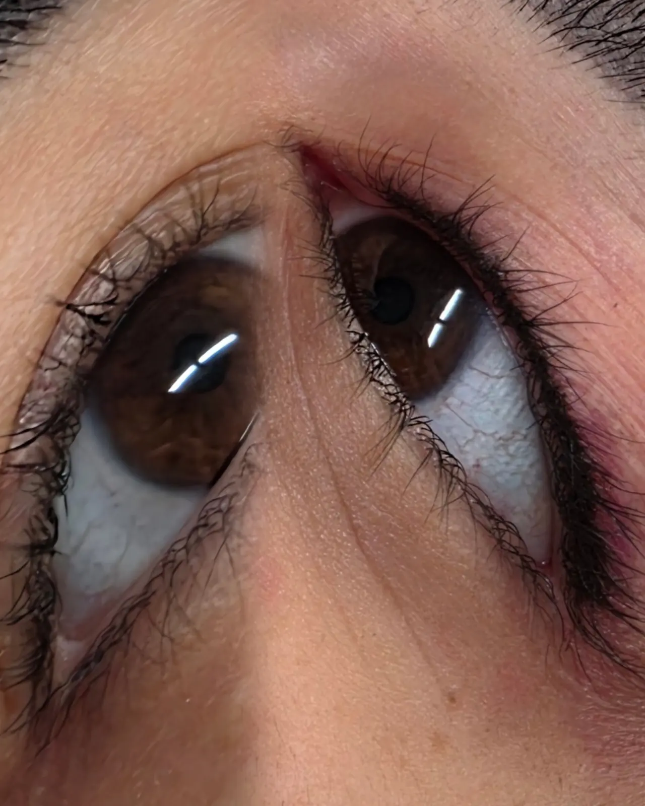 Ras de cils permanent — résultat réalisé au studio Dermagrafia